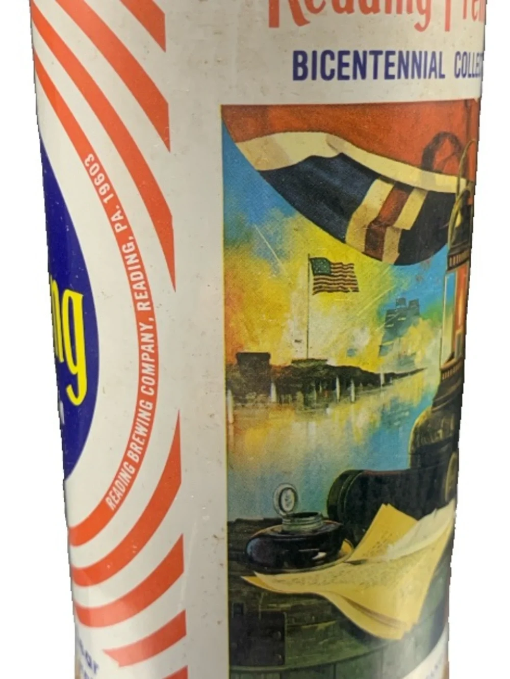 Vintage Beer Can Reading Light Premium Beer Star Spangled Banner Empty
